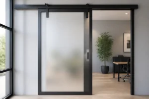 portes coulissantes avec serrure