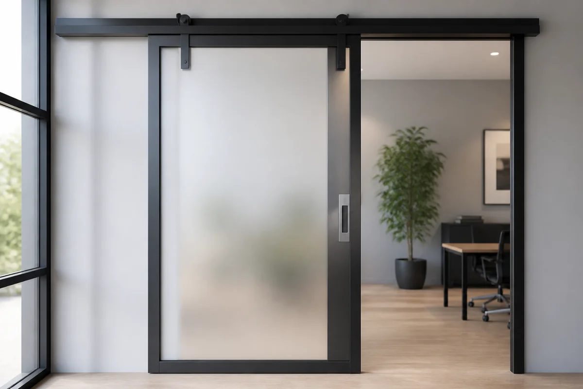 portes coulissantes avec serrure