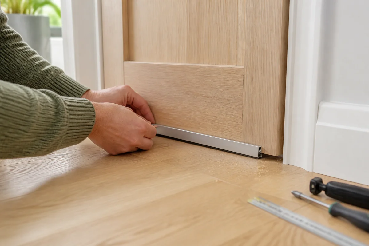 porte isolation phonique interieur