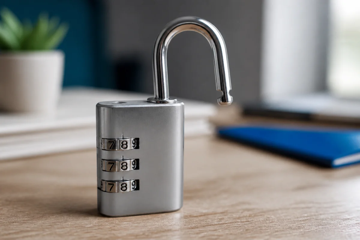 comment changer le code d'un cadenas 3 chiffres