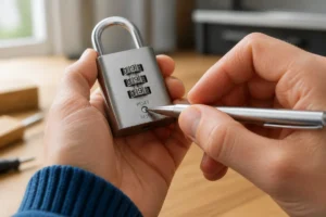 comment changer le code d'un cadenas 3 chiffres