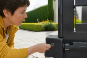 comment ouvrir un portail électrique manuellement