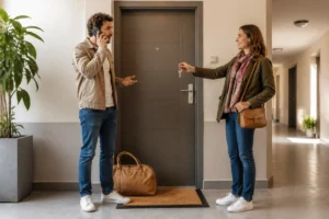 Ouvrir une porte claquée sans aggraver la situation