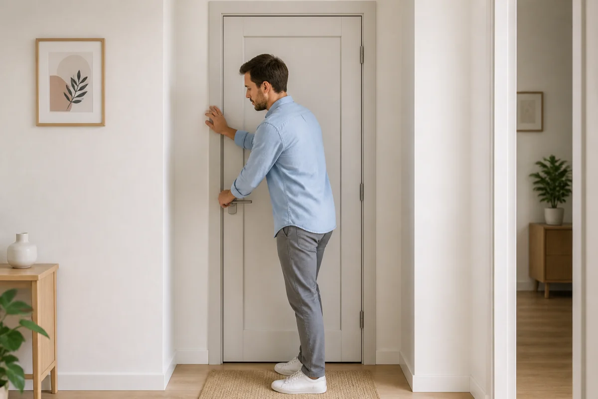 Ouvrir une porte claquée sans aggraver la situation