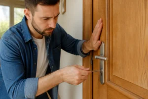 Que faire en cas de porte bloquée