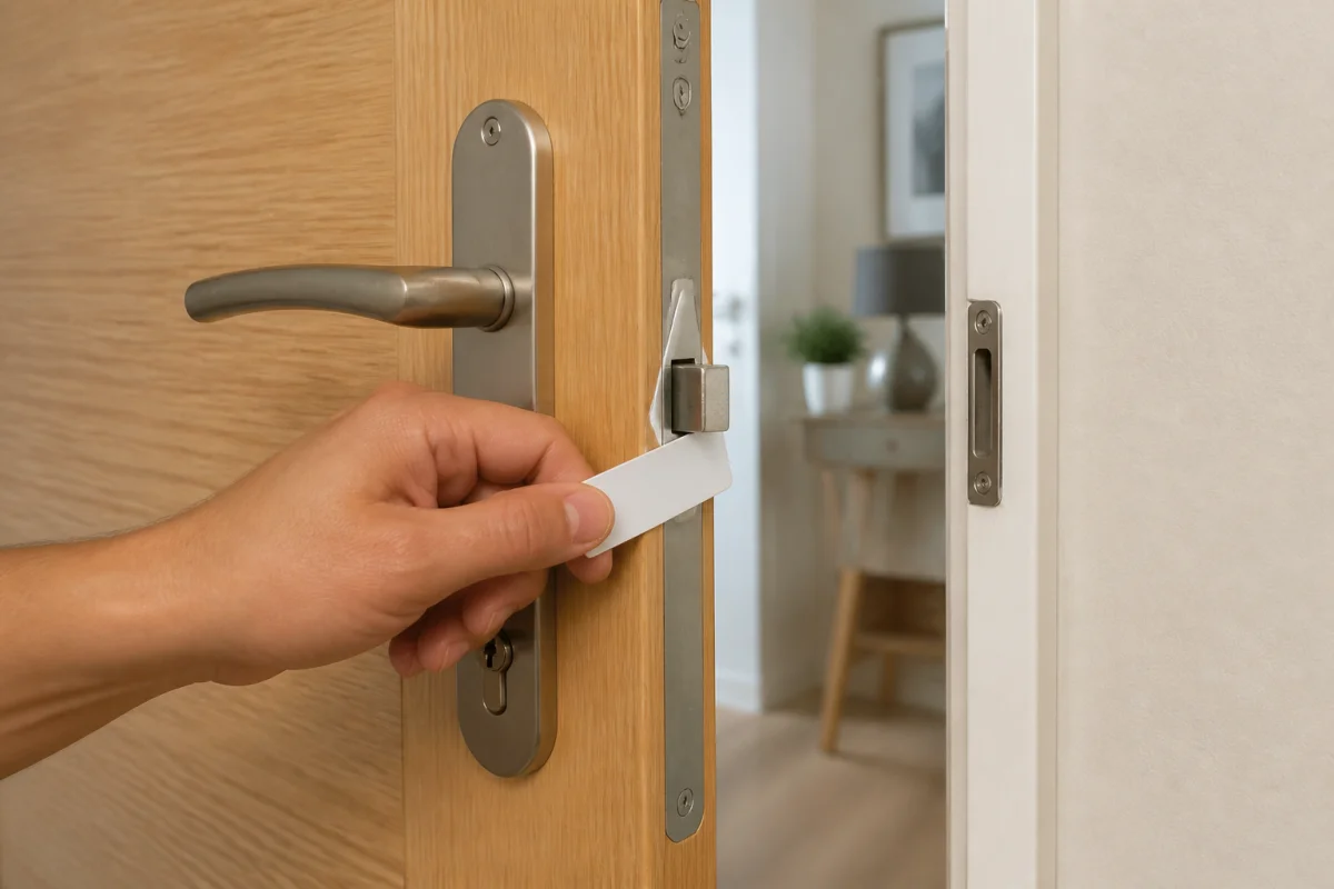 Ouvrir une porte sans dégât